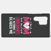 ユーモア溢れる動物学者ママ、動物学者ママ SAMSUNG GALAXYケース (裏面横)