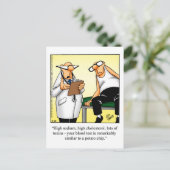ユーモア溢れる回復おめでとうカード ポストカード (スタンド正面)
