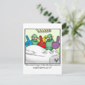 ユーモア溢れる回復おめでとうカード ポストカード (スタンド正面)