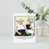 ユーモア溢れる回復おめでとうカード ポストカード (スタンド正面)