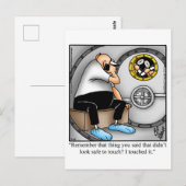 ユーモア溢れる回復祝いポストカード ポストカード (正面/裏面)