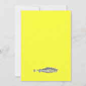 ユーモア溢れる大人の誕生日 招待状 (裏面)