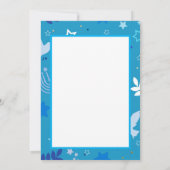 ユーモア溢れる平和と愛と奇跡のハヌカ  招待状 (裏面)