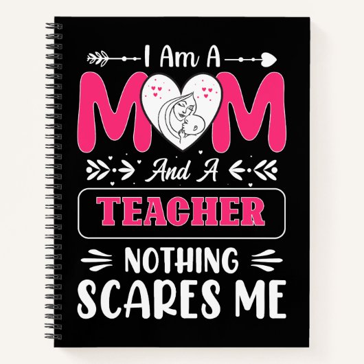 ユーモア溢れる教師ママ、教師ママのユーモア ノートブック (正面)