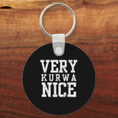 ユーモア溢れる最高に面白い英語の皮肉名言 M キーホルダー (正面)