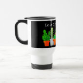 ユーモア溢れる植物好きのサボテン・多肉植物マグ トラベルマグ (左)