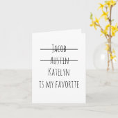 ユーモア溢れる母の日のカスタマイズカード カード (黄色い花)