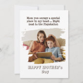 ユーモア溢れる母の日のカード(息子から) シーズンカード (正面)