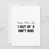 ユーモア溢れる母の日のカード 3人の子供 サンキューカード (正面)