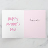 ユーモア溢れる母の日の植物好きなママ カード (内部)