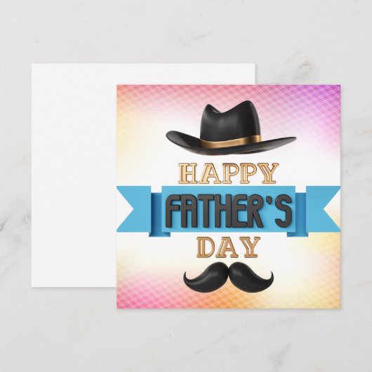 ユーモア溢れる父の日 シーズンカード (正面/裏面)