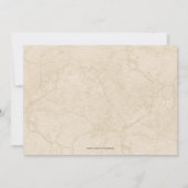 ユーモア溢れる犬の退職パーティー 招待状 (裏面)