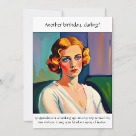 ユーモア溢れる皮肉な誕生日 カード