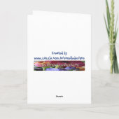 ユーモア溢れる結婚記念日カード - 青いインコのユーモア カード (裏面)