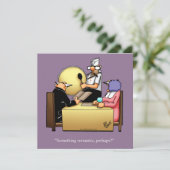 ユーモア溢れる結婚記念日パーティーの招待状 招待状 (スタンド正面)