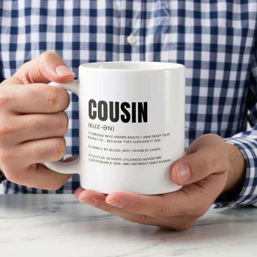 ユーモア溢れる親戚の定義 コーヒーマグカップ