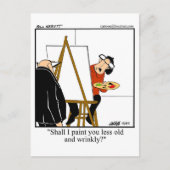 ユーモア溢れる誕生日ポストカード ポストカード (正面)