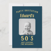 ユーモア溢れる誕生日招待状 招待状 (正面)