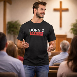 ユーモア溢れる説教者として生まれついた Tシャツ
