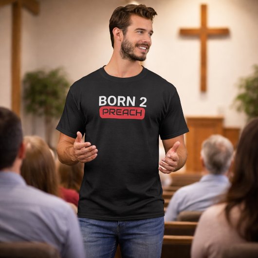 ユーモア溢れる説教者として生まれついた Tシャツ