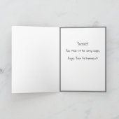 ユーモア溢れる退職おめでとうカード カード (内部)