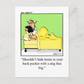 ユーモア溢れる退院おめでとうカード ポストカード (正面)