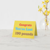 ユーモア溢れる離婚祝いカード カード (黄色い花)