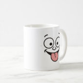 ユーモア溢れる面白い気分のコーヒーカップ コーヒーマグカップ (正面右)