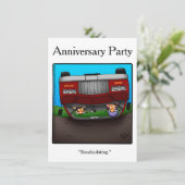 ユーモア溢れる50周年パーティー招待状 招待状 (スタンド正面)