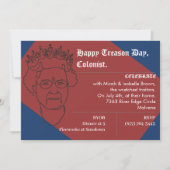 ユーモア溢れる7月4日パーティーの招待状 招待状 (正面)