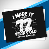 ユーモア溢れる72歳の誕生日名言 皮肉な72歳 ポストカード