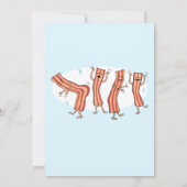 ユーモア溢れる「お肉を振ってバースデーパーティー」招待状 招待状 (裏面)