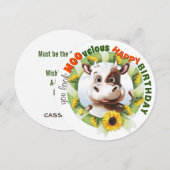 ユーモア牛パンバースデー (正面/裏面)