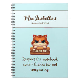 ユーモア猫感謝ノートカスタマイズ可能 ノートブック