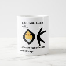 ユーモア目の中のグリムカップおもしろいカップ20オズボマーンジ