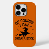 ユーモア私はスティックの引用文ハロウィンを駆動できる Case-Mate iPhoneケース (裏面)