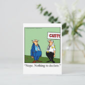 ユーモア素晴らしのセンスでシガーギフト！ ポストカード (スタンド正面)