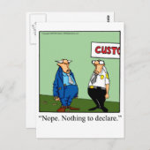 ユーモア素晴らしのセンスでシガーギフト！ ポストカード (正面/裏面)