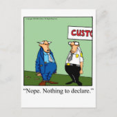 ユーモア素晴らしのセンスでシガーギフト！ ポストカード (正面)