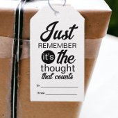 ユーモア考えの要素である ギフトタグ