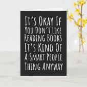 ユーモア読者図書館おかしい本を読むカード カード (黄色い花)
