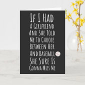 ユーモア野球カード思春期の少年スポーツ彼のため男性 カード (黄色い花)