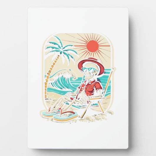 ユーモア骸骨の夏 フォトプラーク (正面)