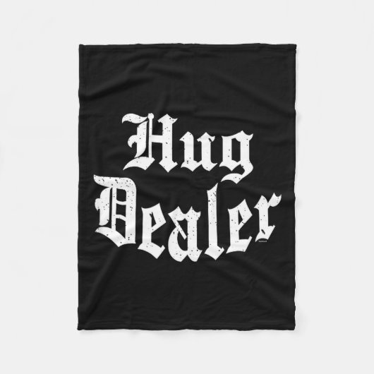 ユーモア かわいい 敏感な足 ハグ 商人 バレンタイン フリースブランケット (正面)