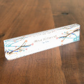 ユーモア アクリル デスク ネーム プレート (側面)