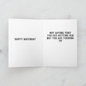 ***ユーモア****オン**70誕生日** カード (内部)