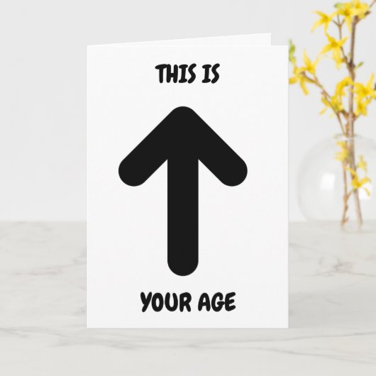 ***ユーモア****オン**70誕生日** カード (黄色い花)