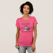 ユーモア コーヒーとドーナツ Tシャツ (正面フル)