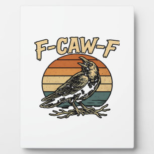 ユーモア ゴシック F カワ F おもしろい カラス クリエイティブ スタイル フォトプラーク