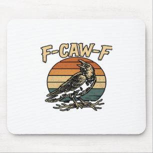 ユーモア ゴシック F カワ F おもしろい カラス クリエイティブ スタイル マウスパッド